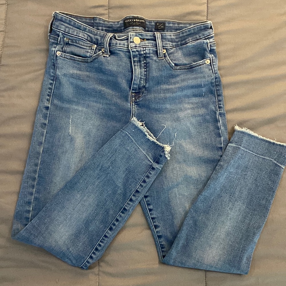 Lucky Brand Ava Skinny Mid Rise Jeans